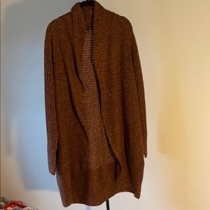 Burnt red brownish cardigan